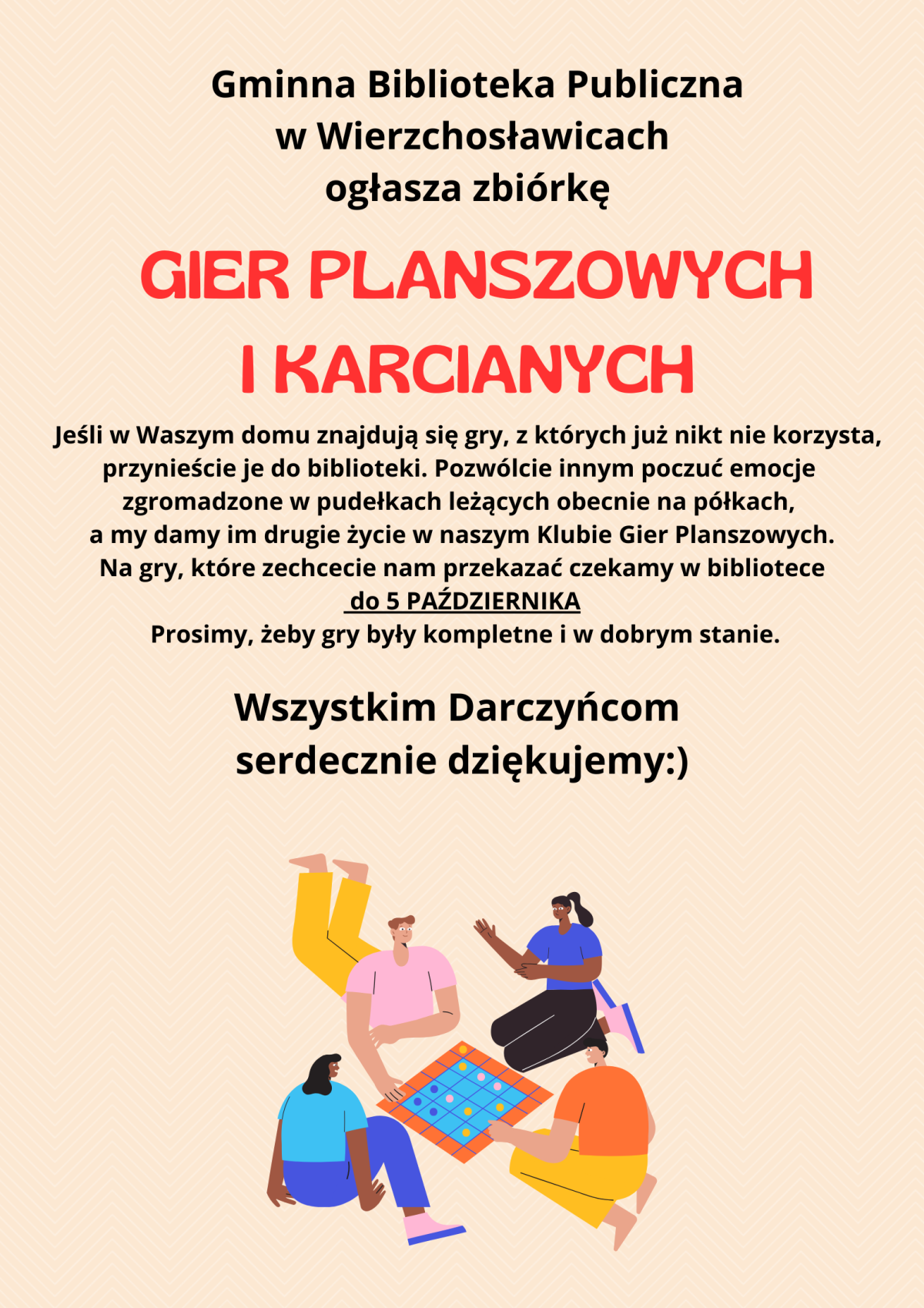 Zbiórka gier planszowych i karcianych